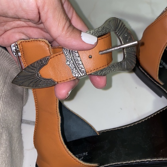 Zadig & Voltaire Tan Sandals w/ Studs - Picture 5 of 10